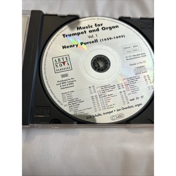 Music For Trumpet And Organ Vol. Q Henry Purcell Erik Schultz Trumpet Jan Overdu - Picture 6 of 8